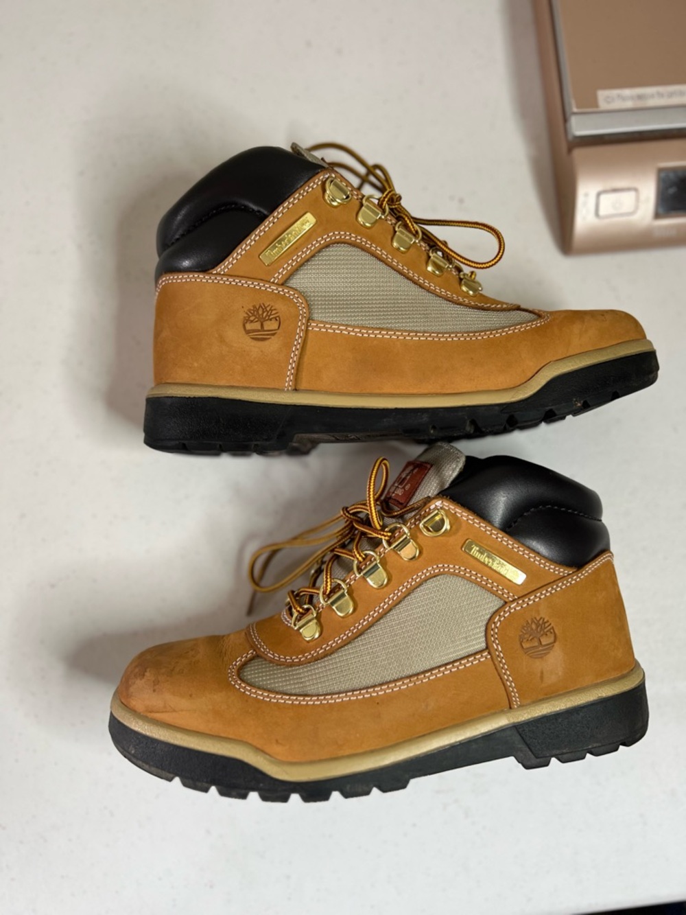 Timberland Field Boots Men’s 5.5 Wheat Nubuck Ankle Boot Preppy Casual work